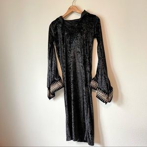 Rubies Midnight Priestess Goth Halloween Costume Black Dress